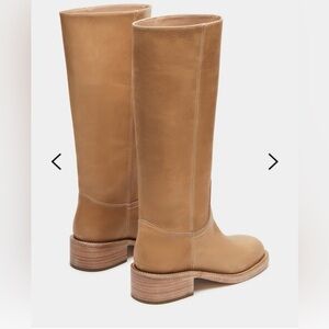 Steve Madden Riggs Banana Leather Knee High Boots